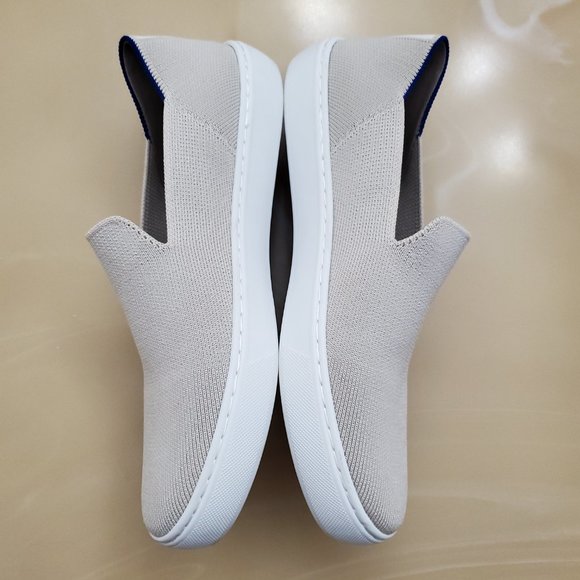 Rothy's The Original Slip On Sneaker in Sand - Picture 8 of 15